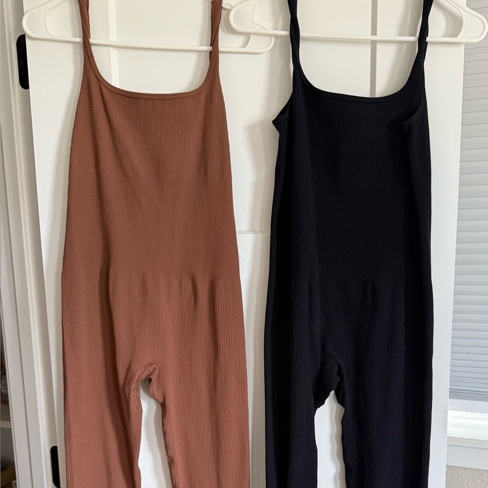 Amazon Essentials Black and Brown Women's Jumpsuits